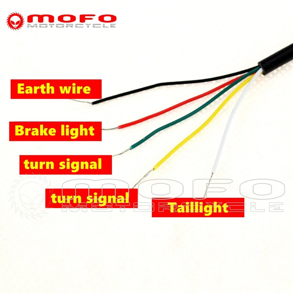 Aro de asiento trasero estilo café racer luz trasera LED para Honda CX CB Suzuki GS GT BMW Foto 3 de 4