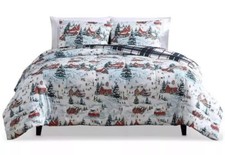Hallmart Collectibles Holiday Town Square 3-Pc. Comforter Set FULL/QUEEN