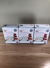 GE 100Ct 2 Boxes String A Long, Miniature Lights, White Wire Wedding Christmas