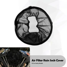 Waterproof Rain Sock Inverted Air Cleaner Cover For Harley Touring Softail Dyna