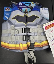 SwimWays Kids Life Jacket DC Batman Child 33-55 Lbs