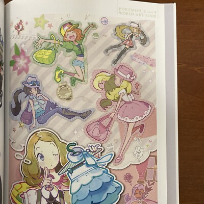Pokemon X and Y World Art Book w/ CD Illustration | eBay
