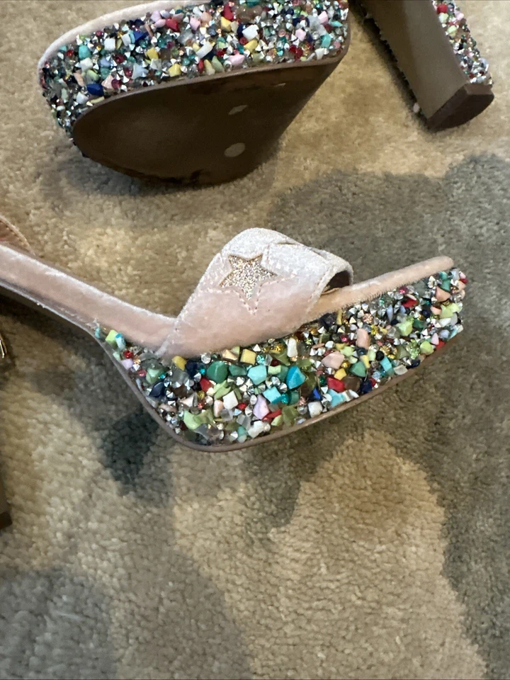 Tacones Betsy Johnson Kenna Rock Candy Star 7,5 Foto 3 de 4