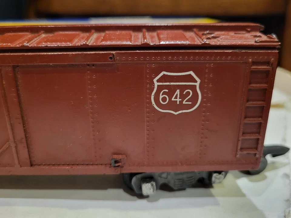 VINTAGE AMERICAN FLYER S GAUGE 642 REEFER CAR W/BOX - Image 4 of 4