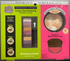 Physicians Formula Pop! Collection Shimmer Strips and Powder Set Light/Medium
