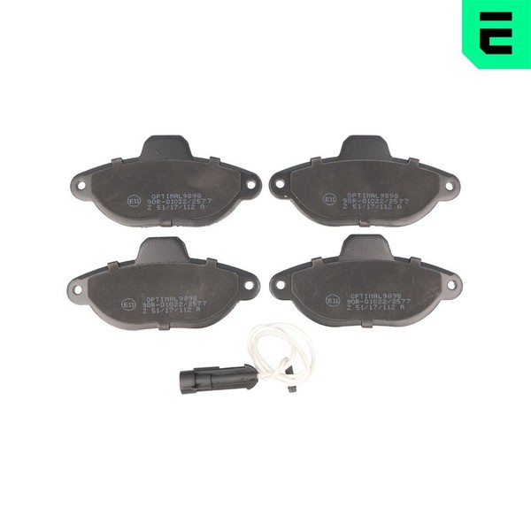 Optimal BremsbeläGe Bremsbelegsatz Vorne FüR Fiat Punto Van Lancia Y-image