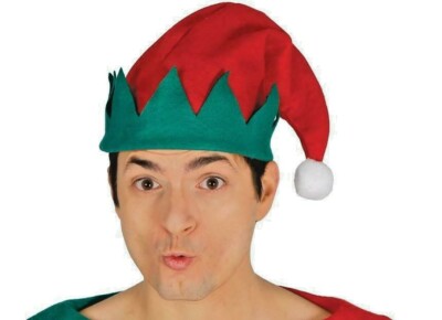 WEIHNACHTEN WEIHNACHTSMANN ELFENHUT ELF OF SANTA CLAUS HAT COTILLON 41570