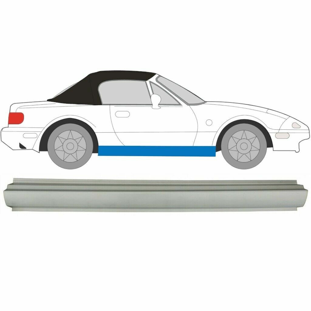 Tôle De Réparation Arrière Droite Pour Mazda MX-5 NB (1998-2005) - Pièce Neuve D'origine