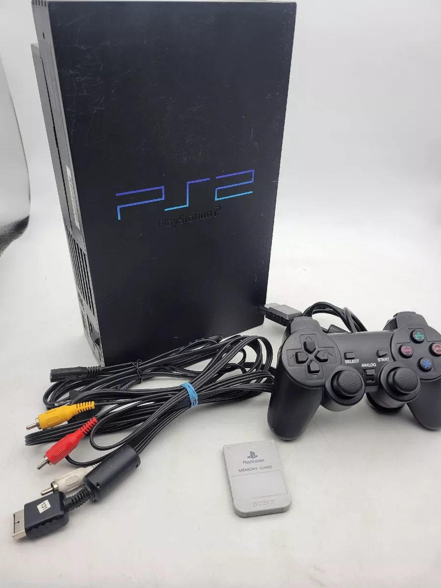 Video Game Sony Playstation 2 Fat Midnight Black