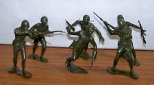 Marx Toys, WW II Series, Set of 6 inch figures Marines