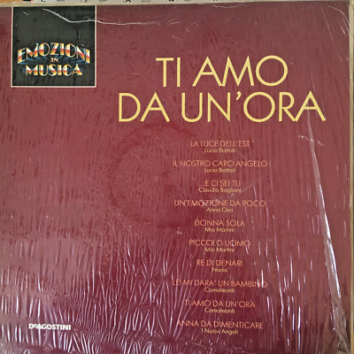 LUCIO BATTISTI - ANNA OXA UND ANDERE - ICH LIEBE DICH SEIT EINER STUNDE - LP 12' VON 1991