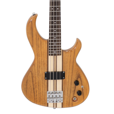 Aria Pro II SB-700 Electric Bass Guitar, Oak Finish (2024 Reissue