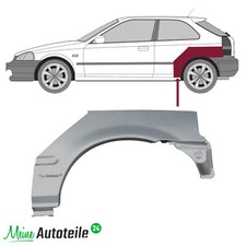Kotflügel Radlauf Reparaturblech für Honda Civic VI EJ EK 1995-2001 3 Tür Links