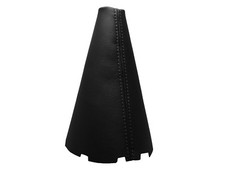 Schwarz Faden Echtleder Schaltmanschette Schaltsack Für TOYOTA COROLLA 2000-2008