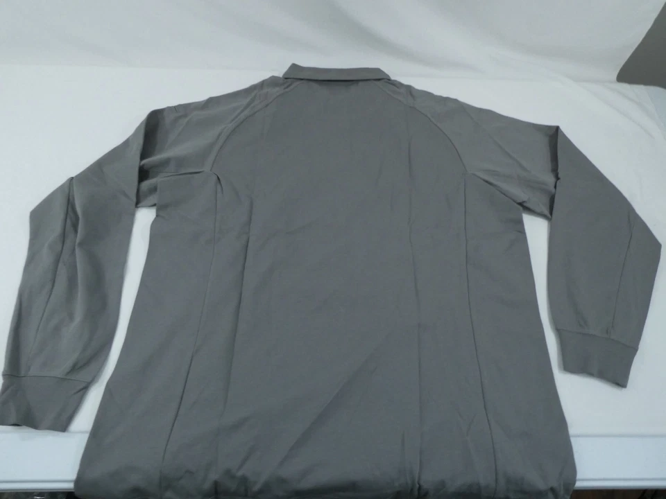 HORACE 小号全新 DIMENSION® 长袖衬衫 HS5135 灰色大号常规 — 第 3/4 张图片