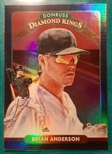 2020 DONRUSS HOLO PINK DIAMOND KINGS BRIAN ANDERSON #6 MIAMI MARLINS