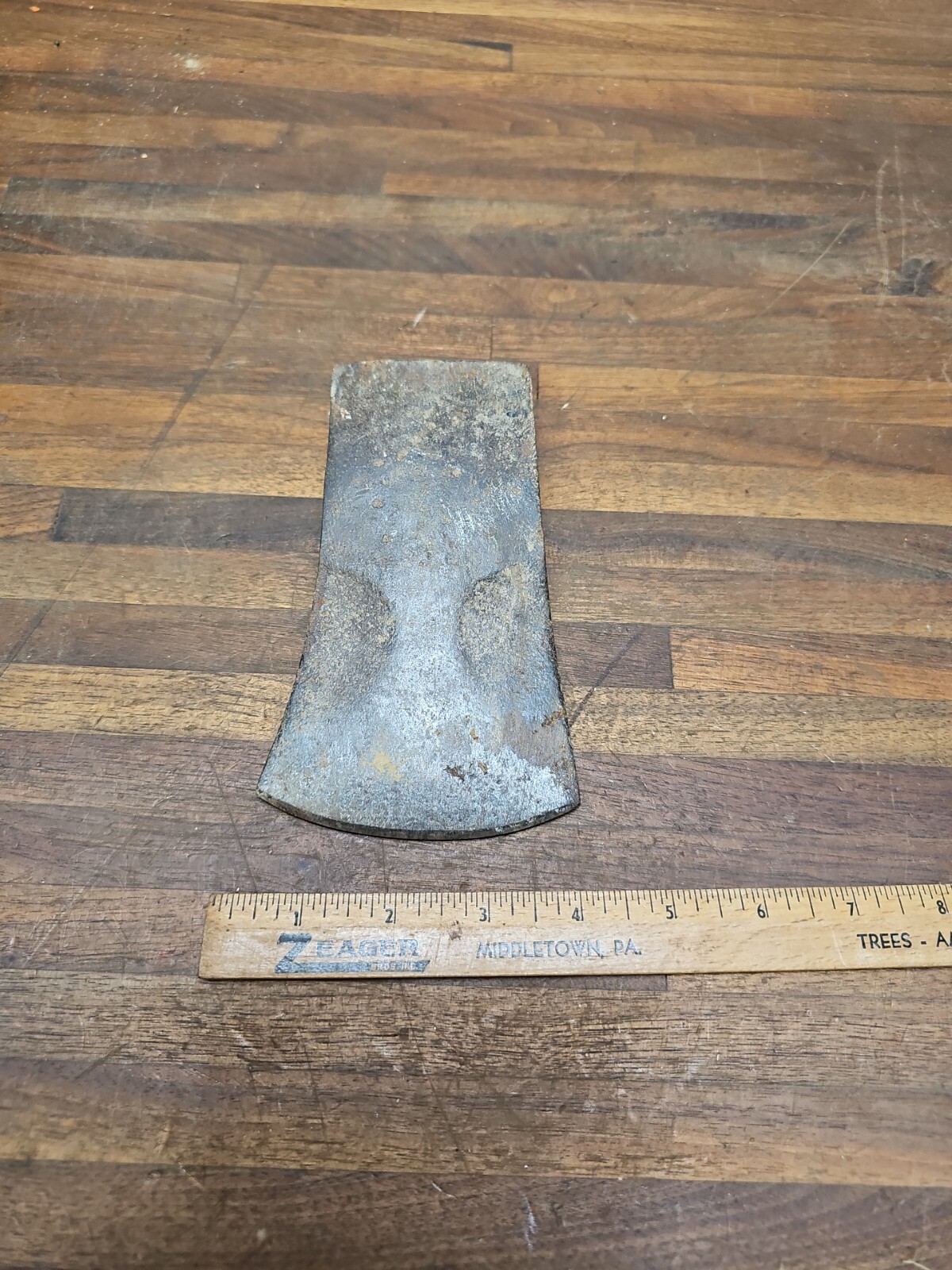 K747 VINTAGE MANHATTAN AXE CO GLASSPORT AXE PHANTOM BEVELS 2 lb 4 oz