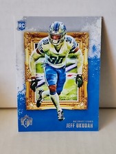 2020 Panini Chronicles Gridiron Kings #GK-40 Jeff Okudah Rookie Card RC - Lions. rookie card picture