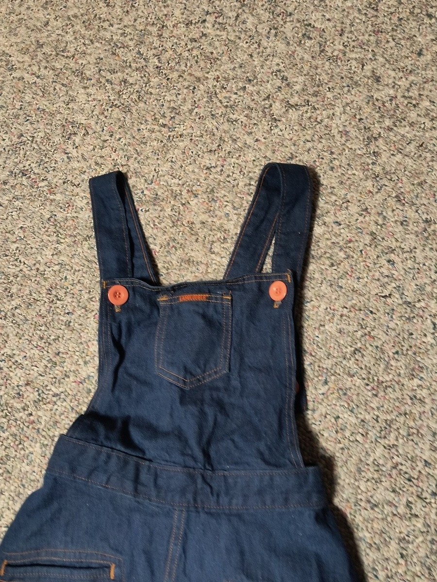 landlubber denim dress VTG 1970s Landlubber Women's Blue Denim Jumper Pinafore Dress Size 7 DM#16
