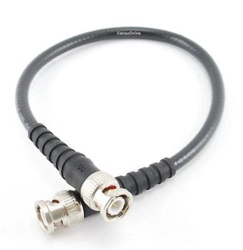 1ft BNC RG8/U Mini 50-Ohm Coax Male/Male Premium Quality Antenna Cable, R-B801 - Image 2 of 4