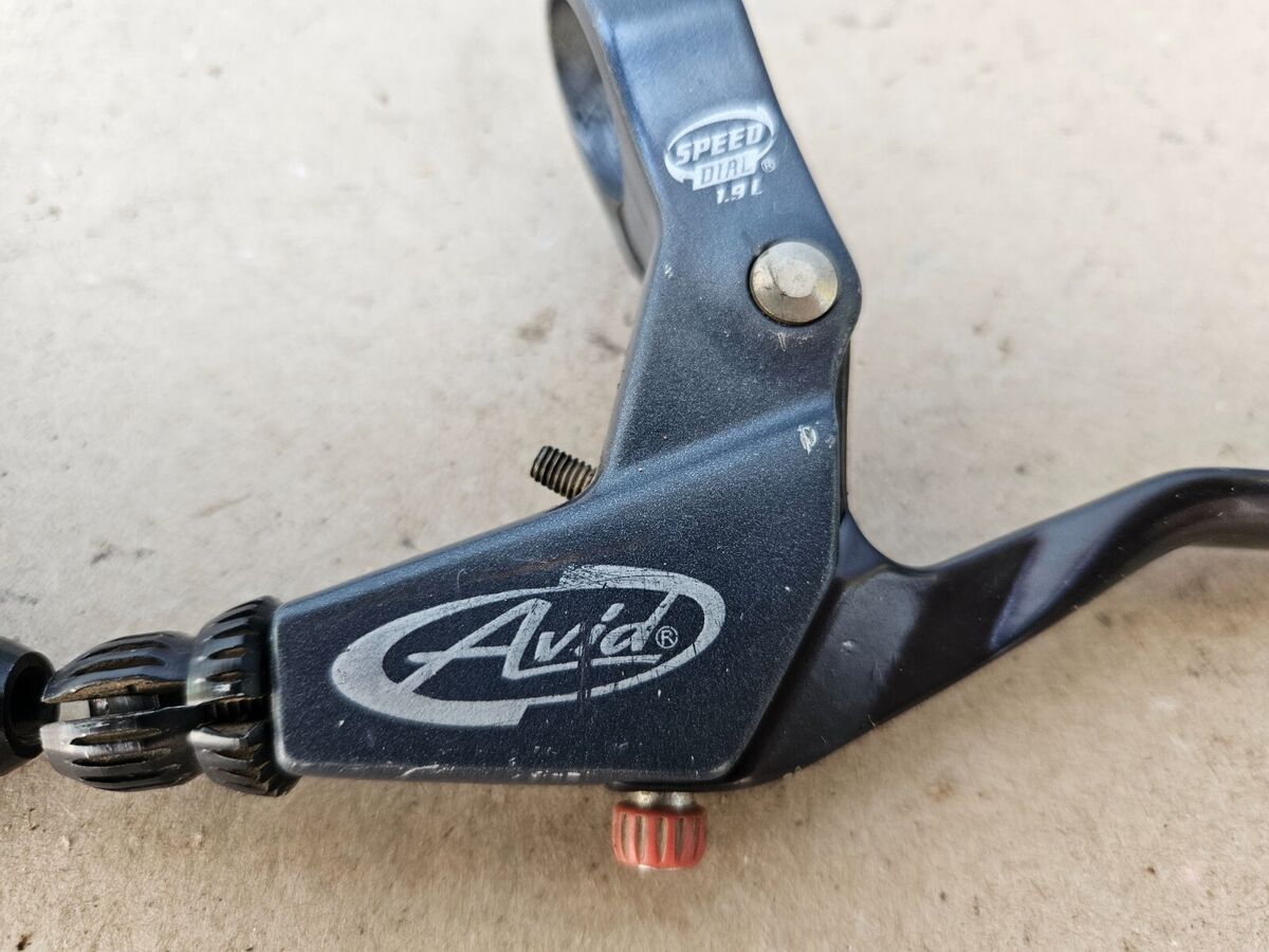 Vintage 90s Avid Speed Dial 1.9L Mountain Bike Brake Levers Vintage 90s Avid Speed Dial 1.9L Mountain Bike Brake Levers