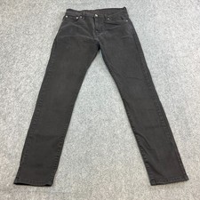 Levi's 512 Herren Jeans Slim Skinny 30 32 Dark Wash Schwarz Stretch