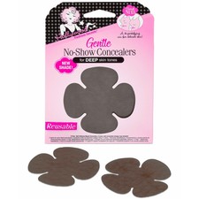Hollywood Fashion Secrets Gentle No-Show Concealers, Deep, Reusable, Soft Petal