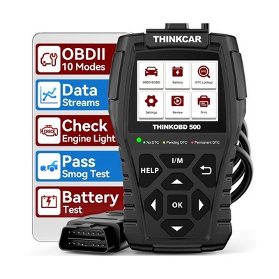 THINKCAR Thinkobd 500 OBD2 Scanner Check Engine Car Code Reader, Full OBD II ...