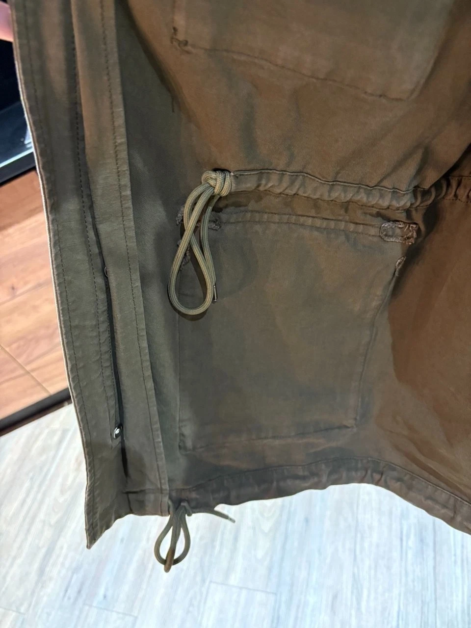 Rare PRPS Military M65 Field Jacket Olive Green Size M - Distressed Cotton Army - product detail image 14