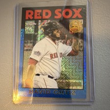 Topps 2021 Update 1986 Chrome Silver Pack David Ortiz #86C-19 Red Sox /150