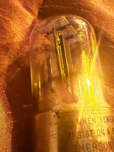 Emerson Radio Tube Type 6J5GT Metal Base Tested on Hickok 600