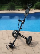 TOP FLITE Push Pull Golf Bag Trolley 2-Wheel Collapsible  Nice Used Condition