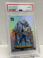 2024 Panini Donruss - Downtown! Puka Nacua #20 PSA 10