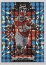 2023 Panini Mosaic Reactive Blue Mosaic Prizm Chris Jones #114 07qd