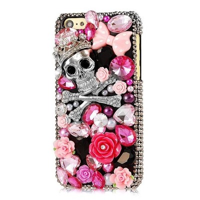 Handgefertigt Frauen funkelnde Glitter Diamanten Bling Strass weiche Handyhülle