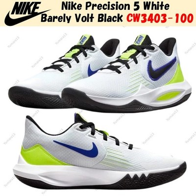 Nike Precision 5 White Barely Volt Black CW3403-100 Herren Gr.