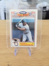 1989 Topps Baseball 1988 All Star Commemorative # 7 Rickey Henderson