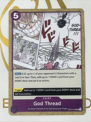 One Piece TCG - God Thread Release Event Stamp - OP10-079 - OP10RE - Royal Blood