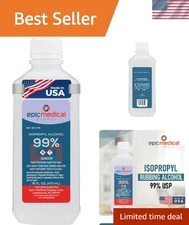 Isopropyl Alcohol 99 Percent 16 oz bottle All-Purpose Cleaner for Glass Nails