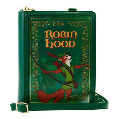Loungefly: Disney Robin Hood Book Convertible Crossbody