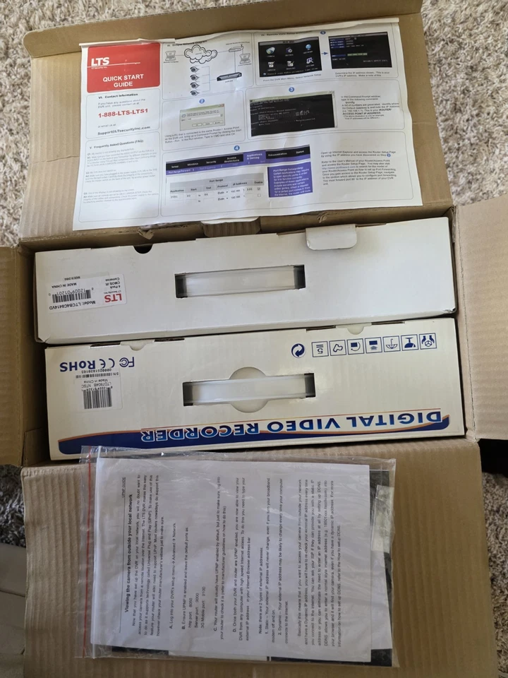 LTS 4 Channel 4 Security Camera System - Image 3 of 4