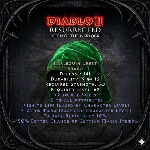 DIABLO 2 RESURRECTED ITEMS RUNES LATENT ENIGMA ROTW LADDER SEASON 14 ...