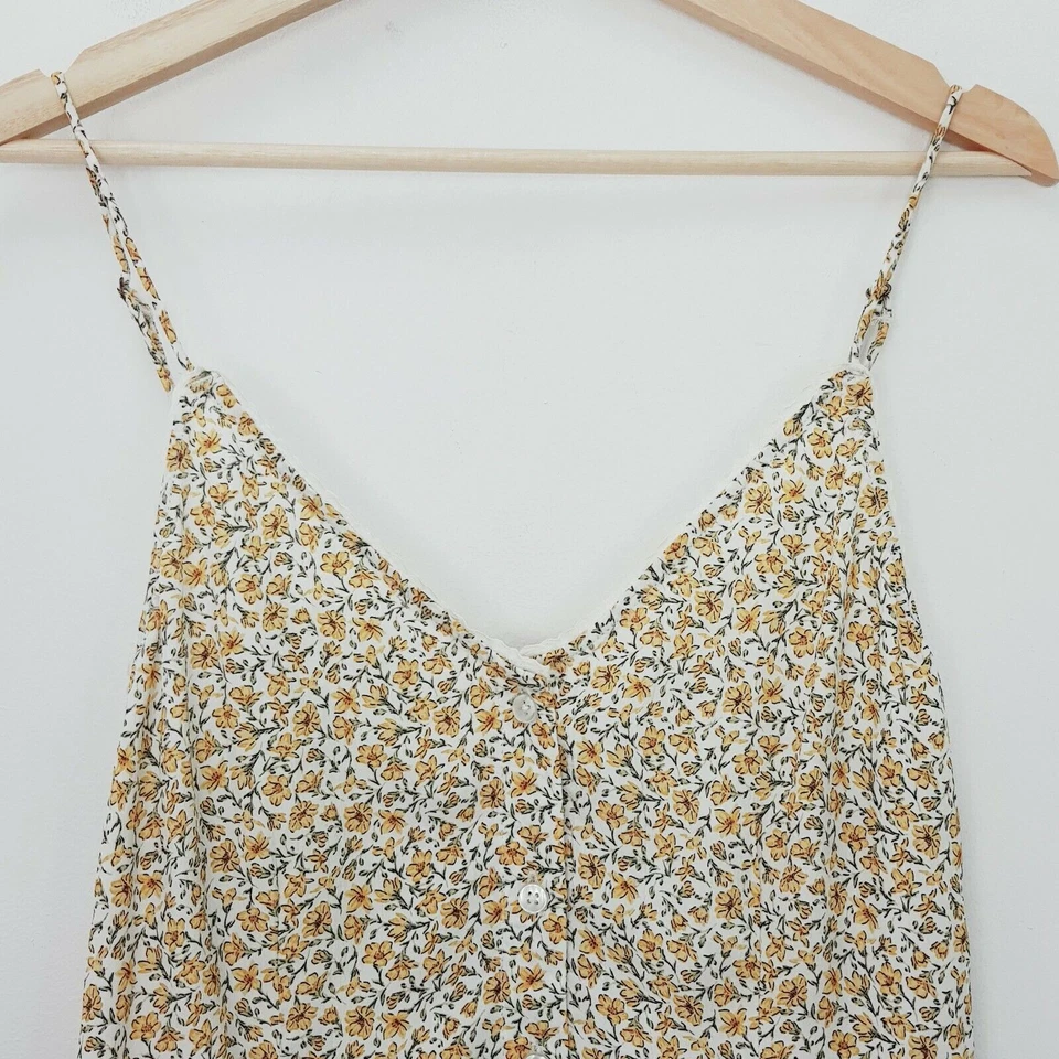 BILLABONG | Top cami de verano con estampado floral para mujer [talla AU 8 o US 4] Foto 3 de 4