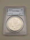 1884-O $1 Morgan Silver Dollar PCGS MS63