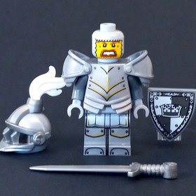 LEGO Castle Crown King Knight Minifigure 71047 Paladin 70404 Series 27 Crusader