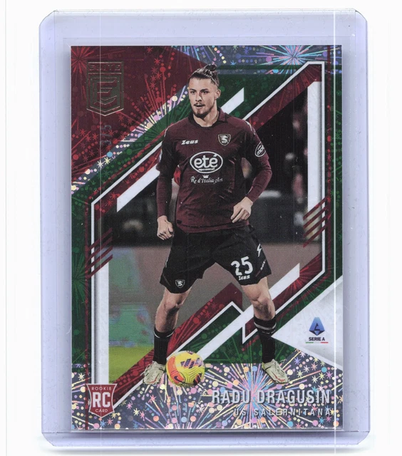 2021-22 Donruss Elite Serie A #185 Radu Dragusin Fireworks Green #/5