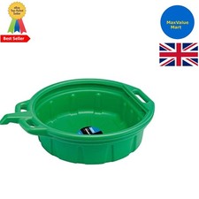 High-Density Polyethylene 16L Drain Pan - 450mm Ø, Ideal for Water-Based Liquids