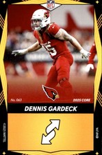 2025 Uno Elite Core - Yellow  Dennis Gardeck Cardinals #063