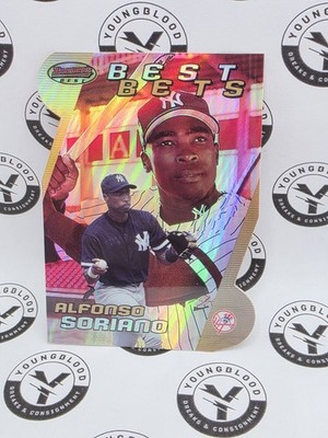 Alfonso Soriano Best Bets Die Cut 2000 Bowman's Best #BBB2 New York Yankees