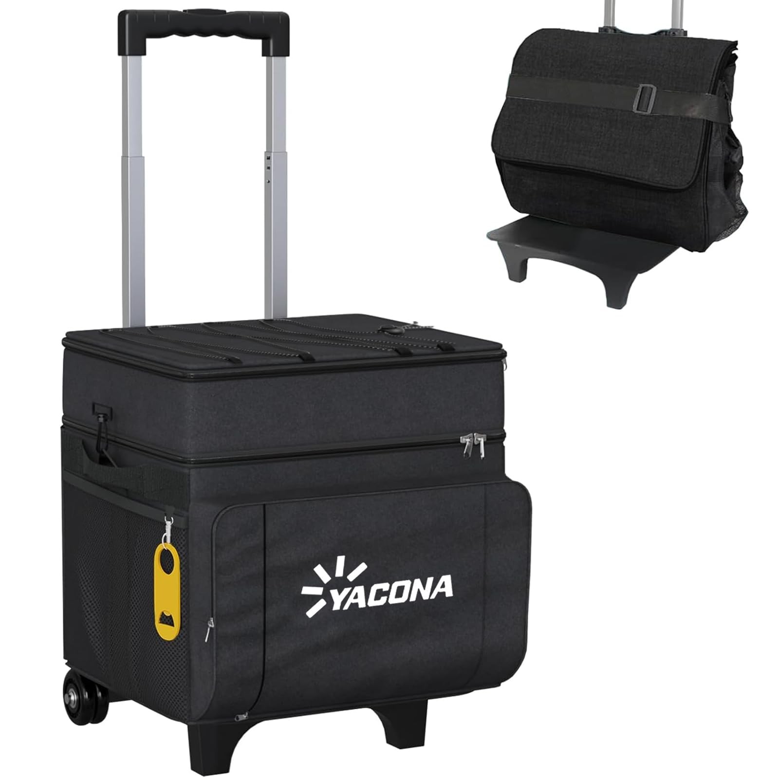 With Wheels And Handle - Portable Collapsible Design
